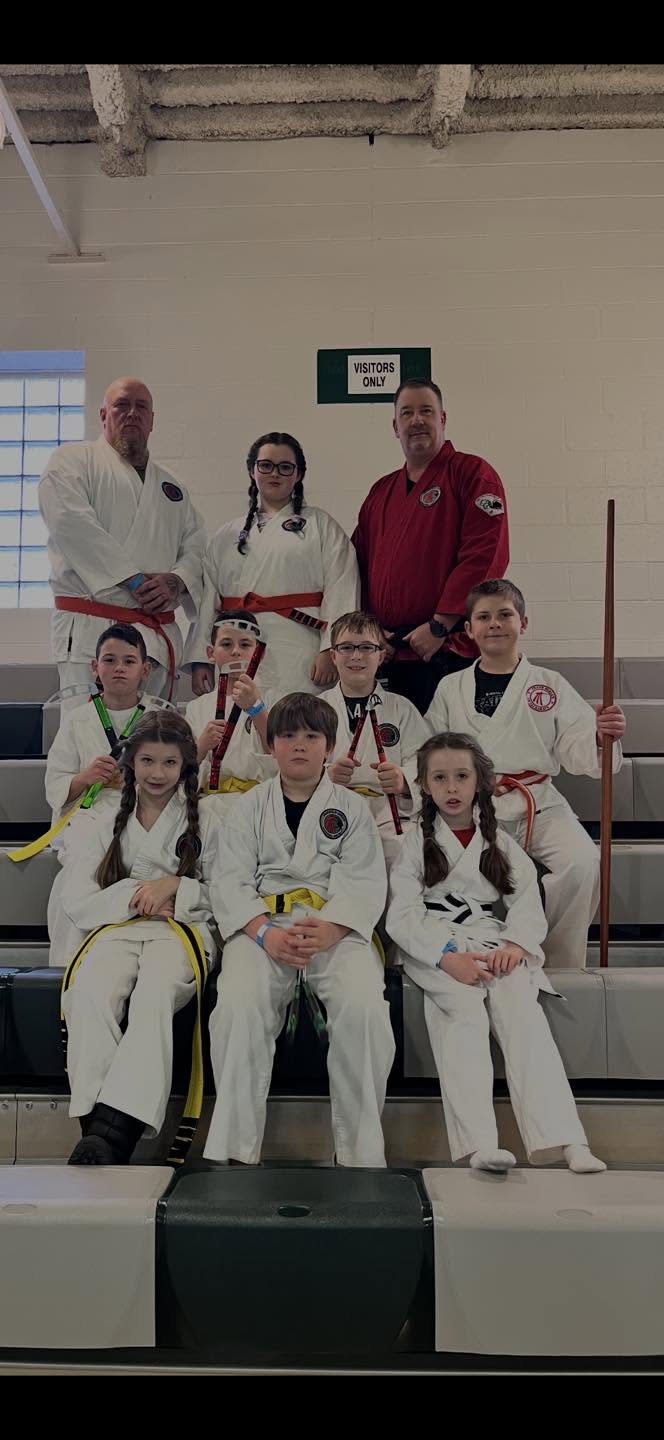 Edgefield County Martial Arts kids class group photo